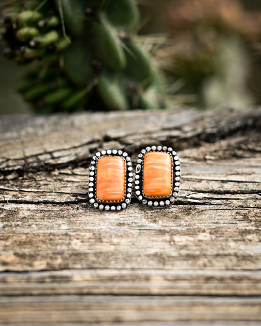 Spiney Oyster & Sterling Silver Studs